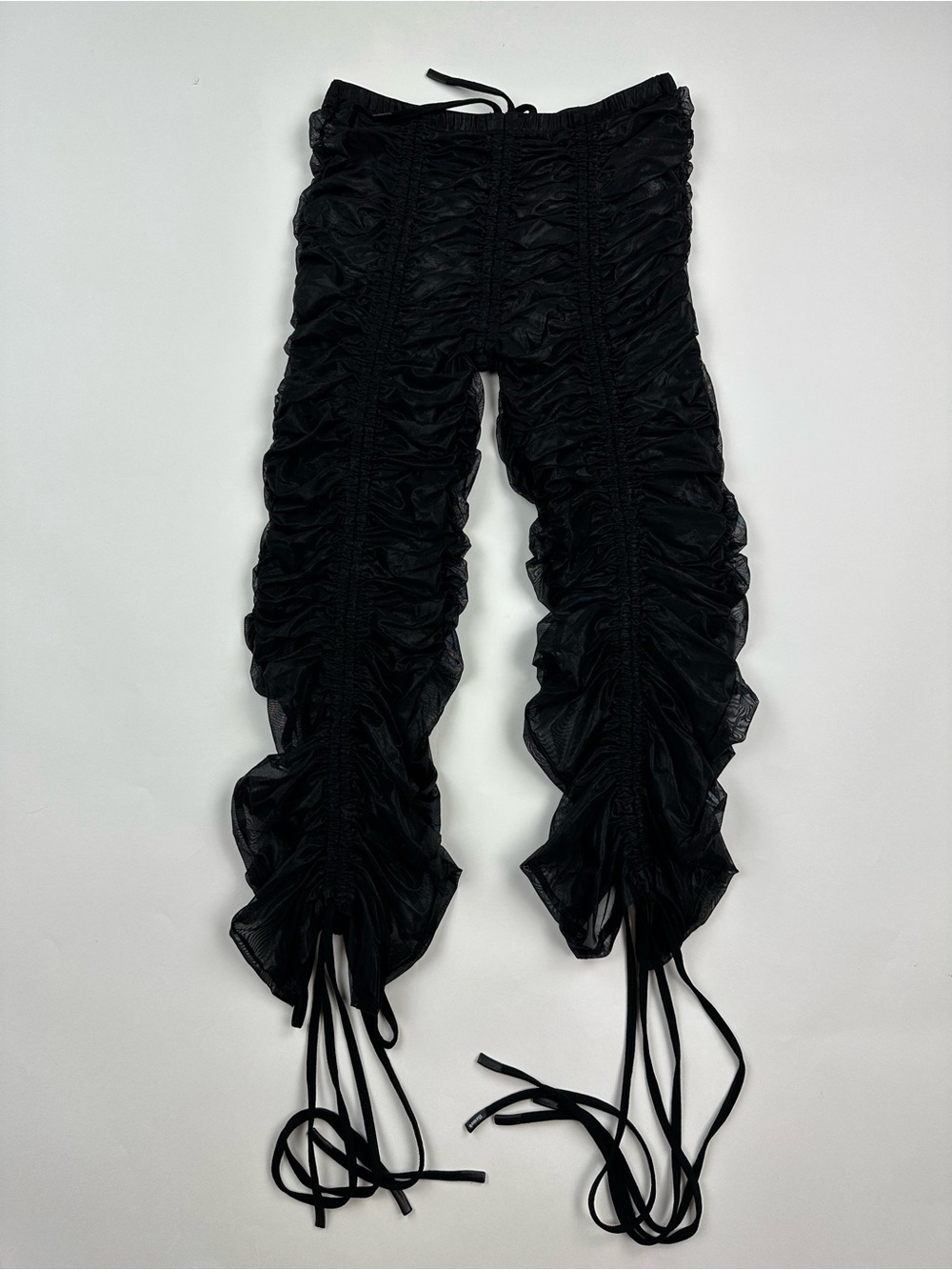 Named Collective Ruched Sheer Gothic Streetwear Pants Size Medium